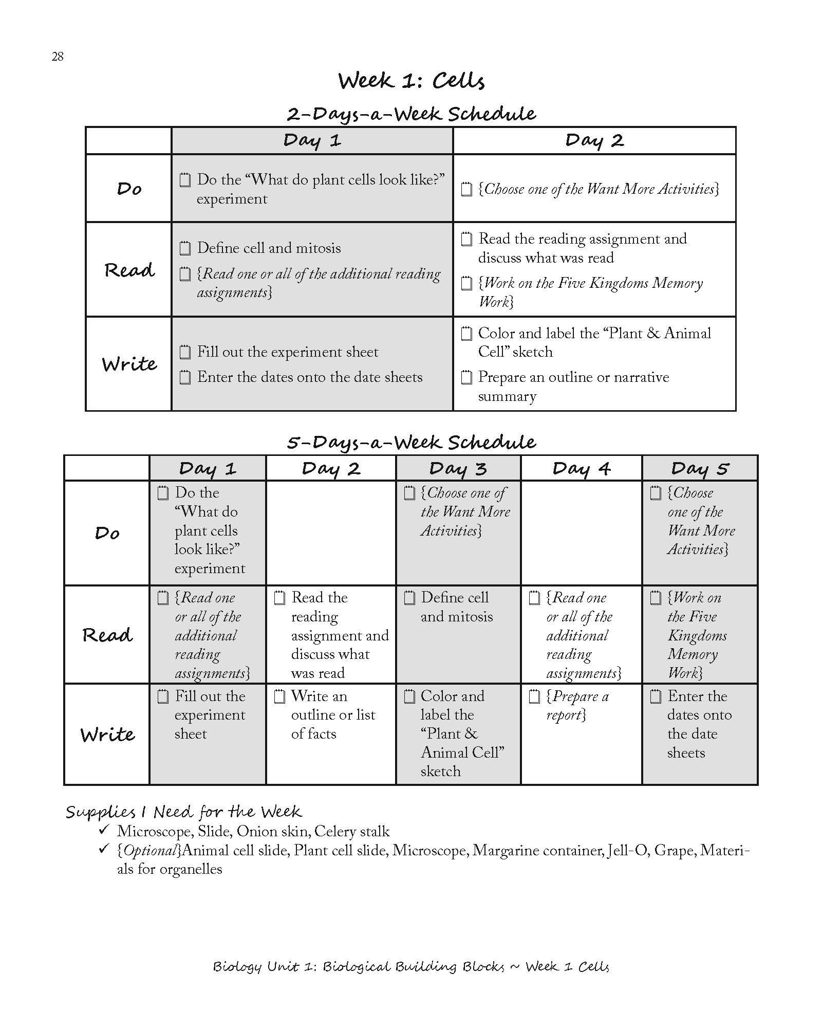 Biology for the Logic Stage Teacher Guide (3rd Edition)