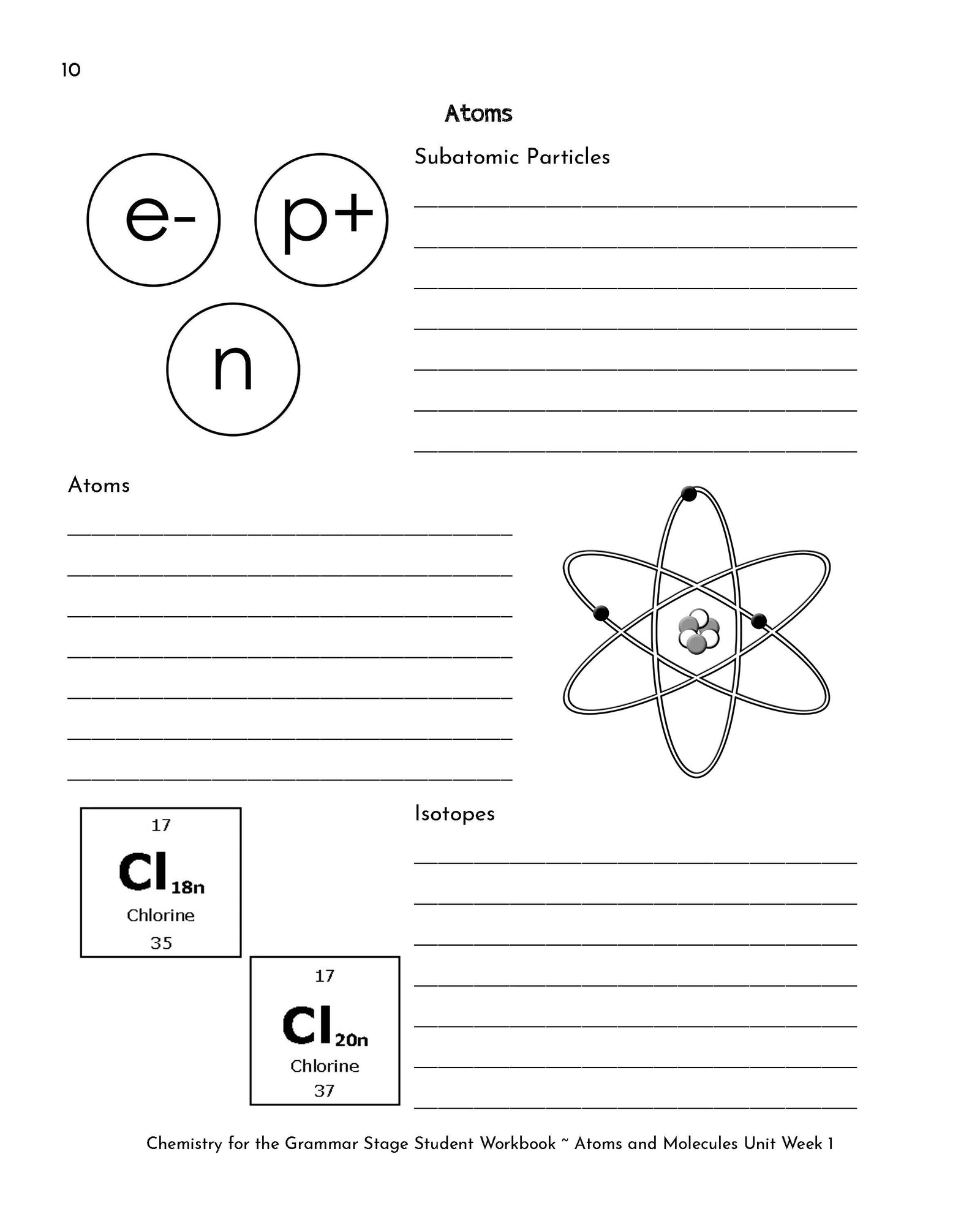 Chemistry for the Grammar Stage Printed Combo
