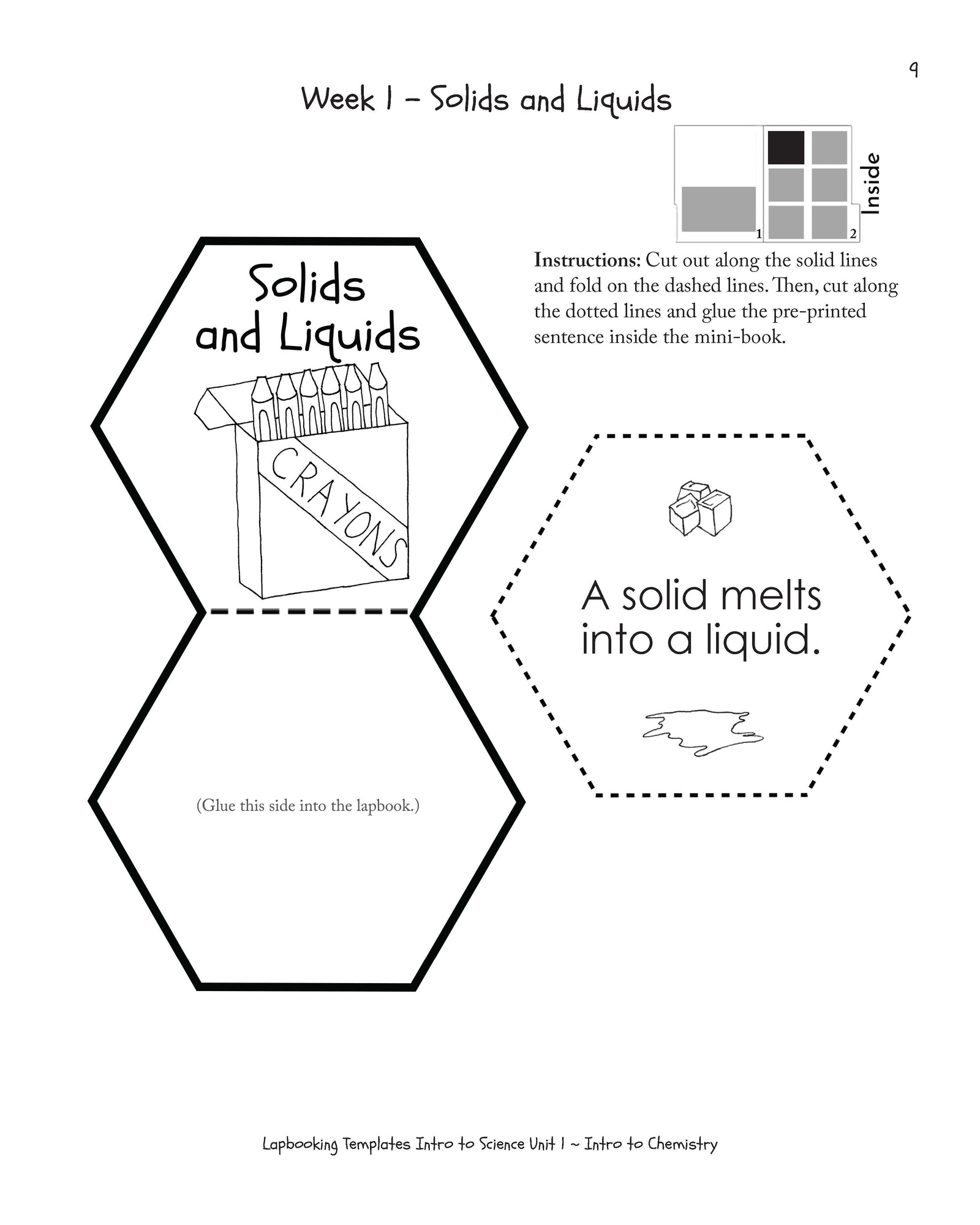 Intro to Science Lapbooking Templates