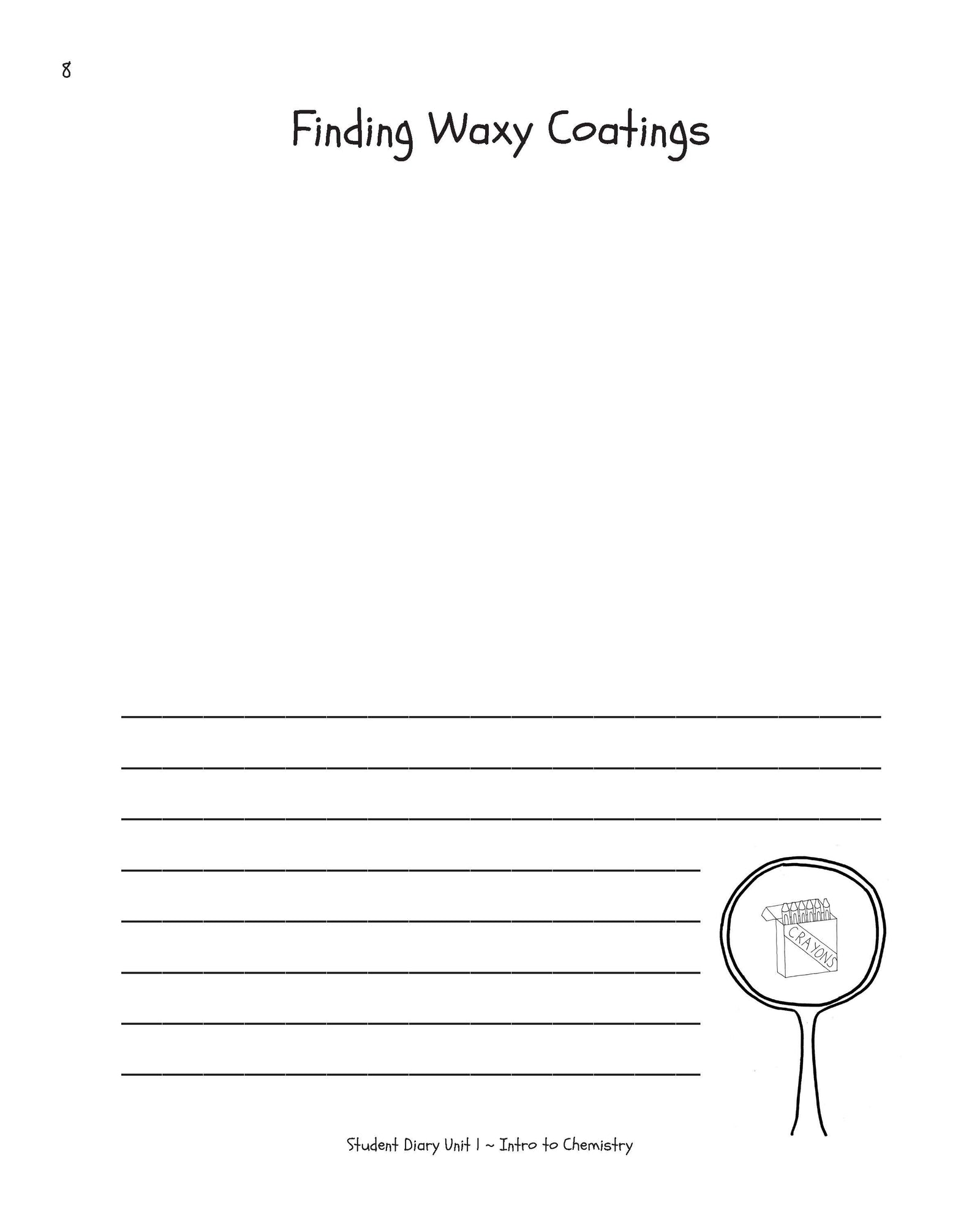 Intro to Science Student Diary