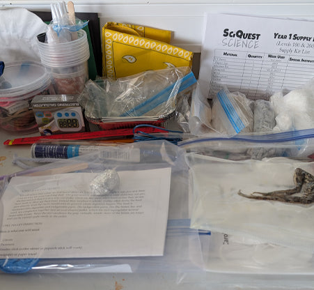 The SciQuest Science Year A Experiment Kit (Covers Level 100 & 200)