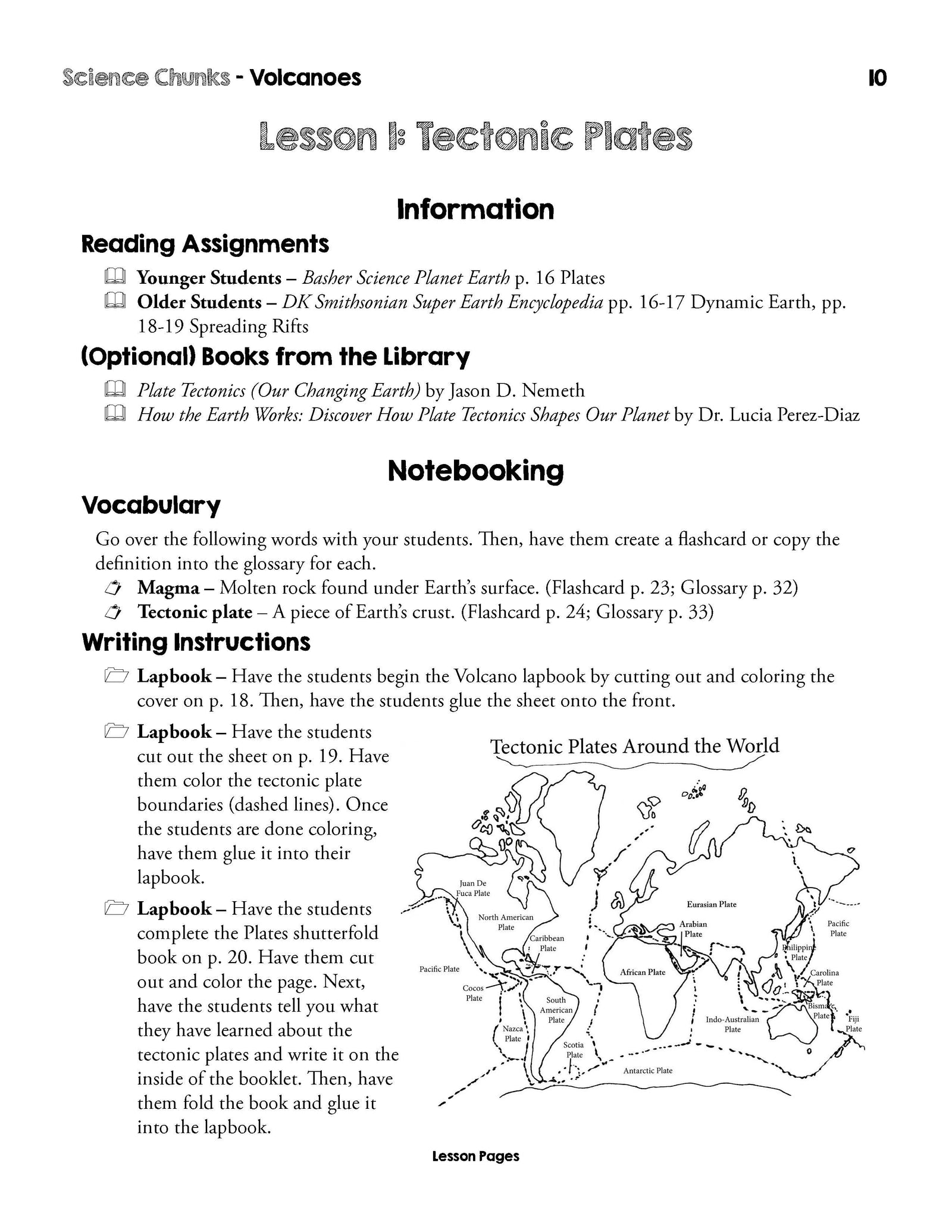 Science Chunks Volcano Unit