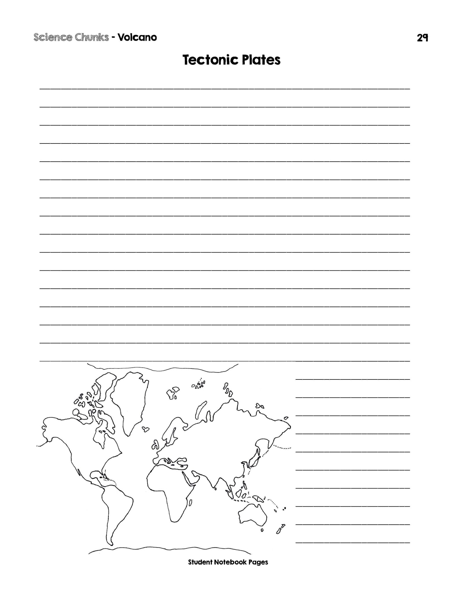Science Chunks Volcano Unit