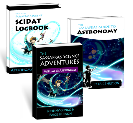 The Sassafras Science Adventures Volume 6: Astronomy Printed Combo | Elemental Science