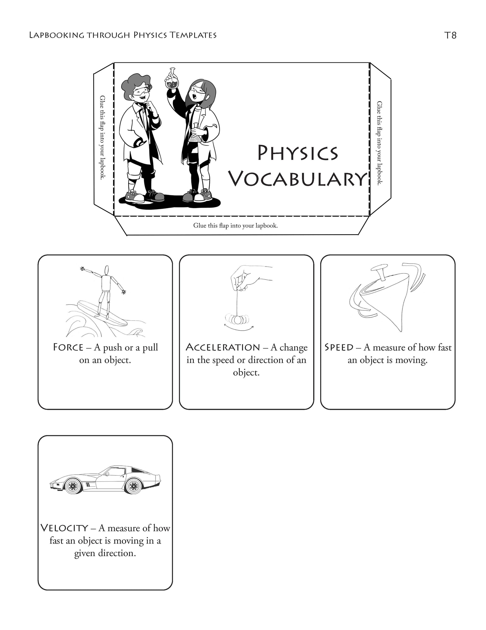 Lapbooking through Physics with the Sassafras Twins