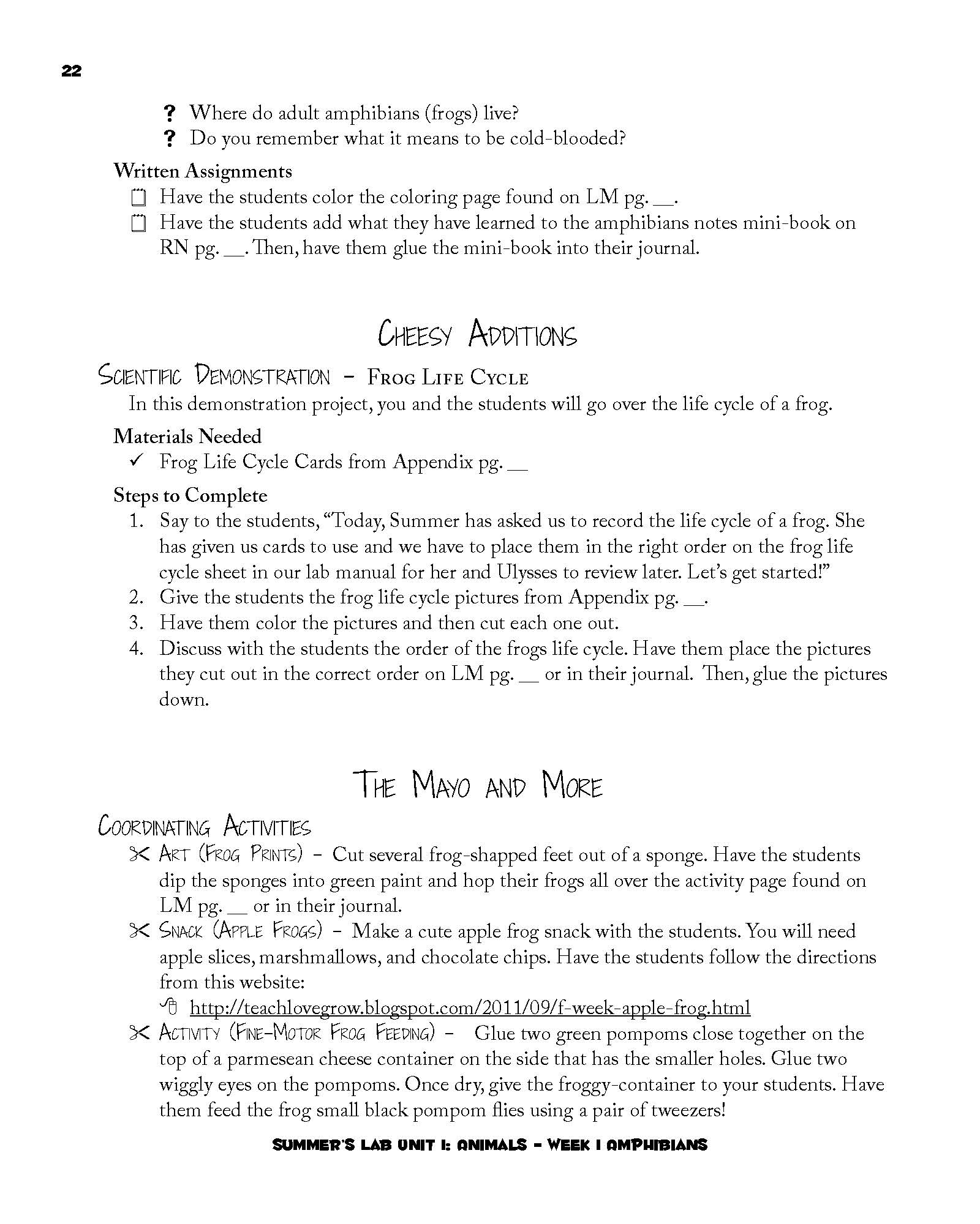 Summer's Lab Teacher Guide | Elemental Science