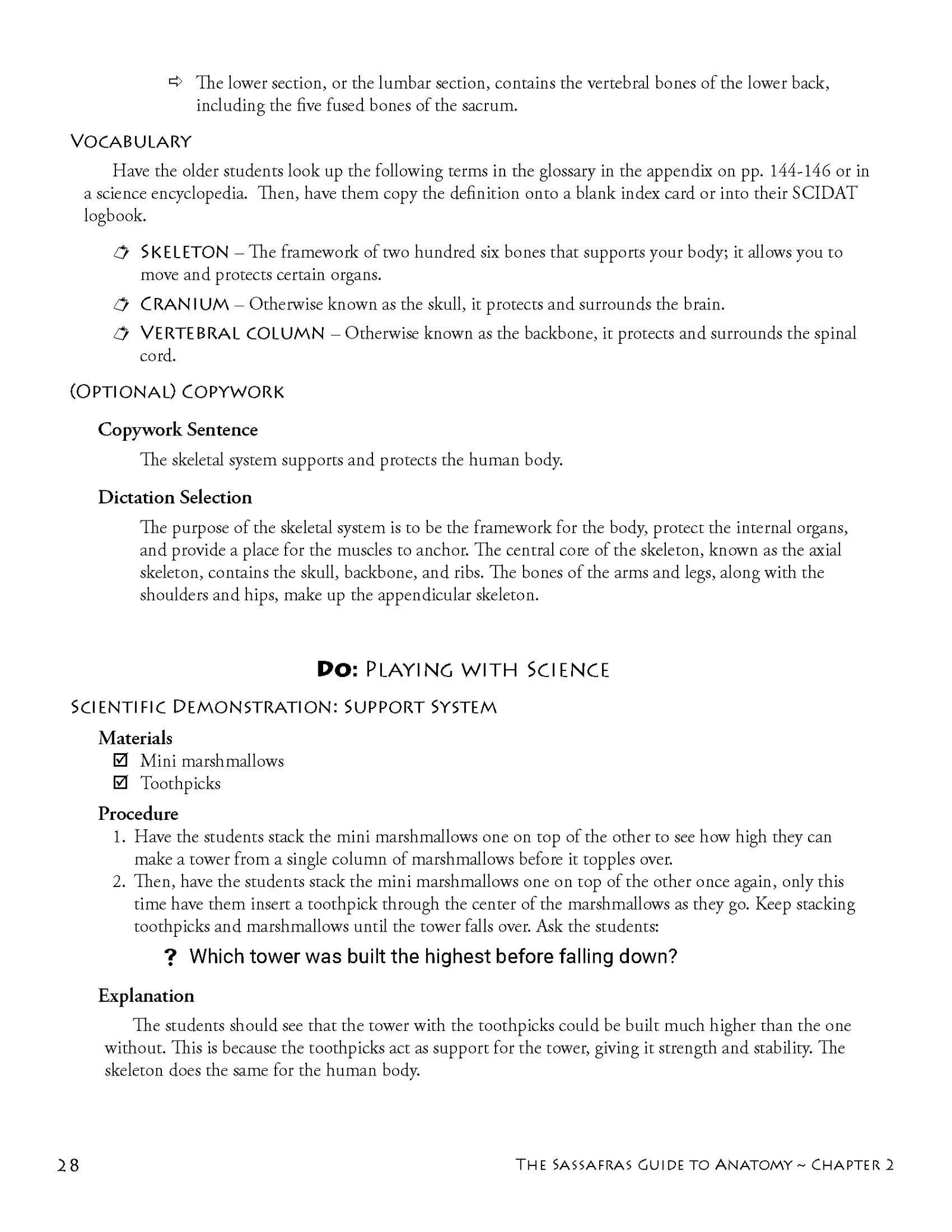 The Sassafras Guide to Anatomy | Elemental Science