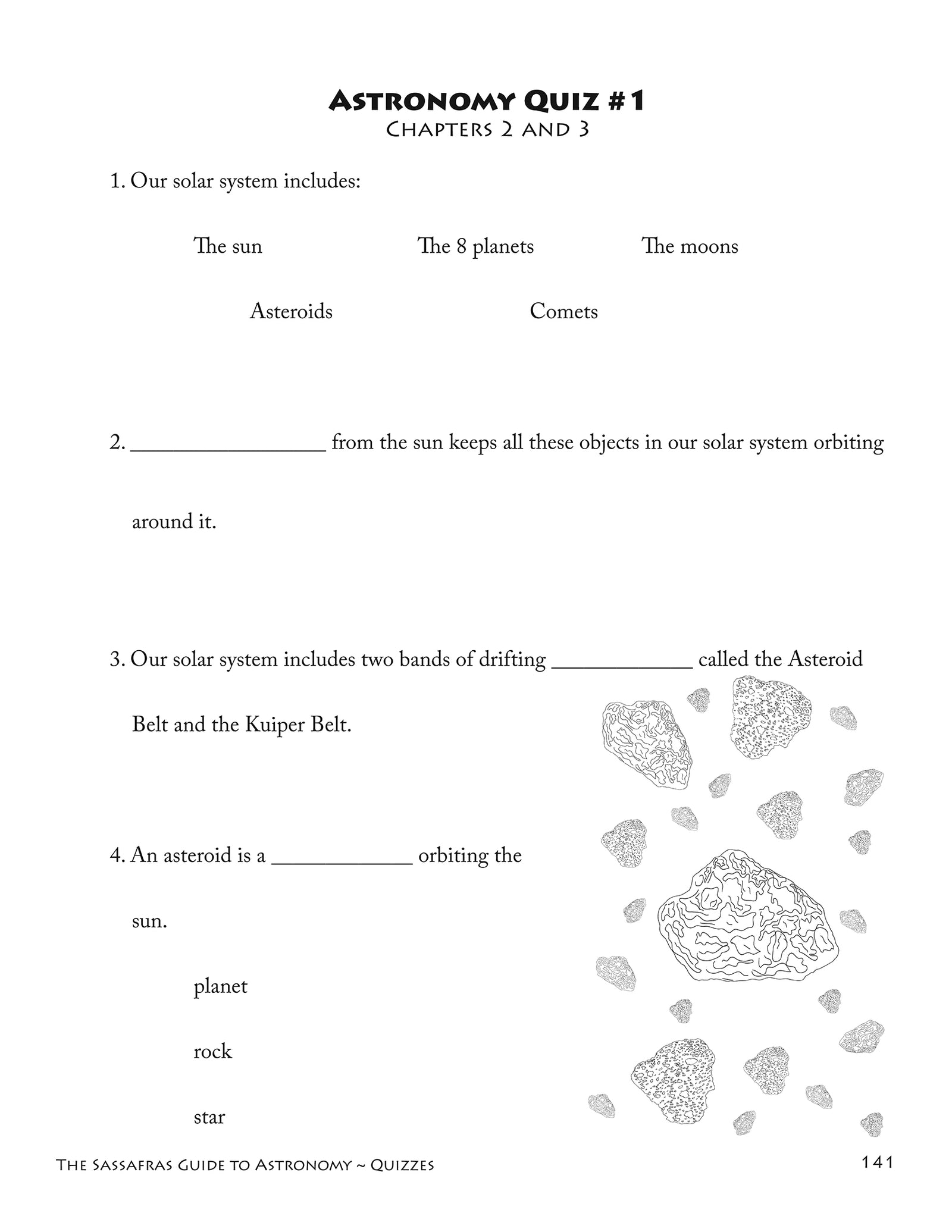 The Sassafras Science Adventures Volume 6: Astronomy Printed Combo | Elemental Science