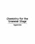 Chemistry For The Grammar Stage Appendix Templates