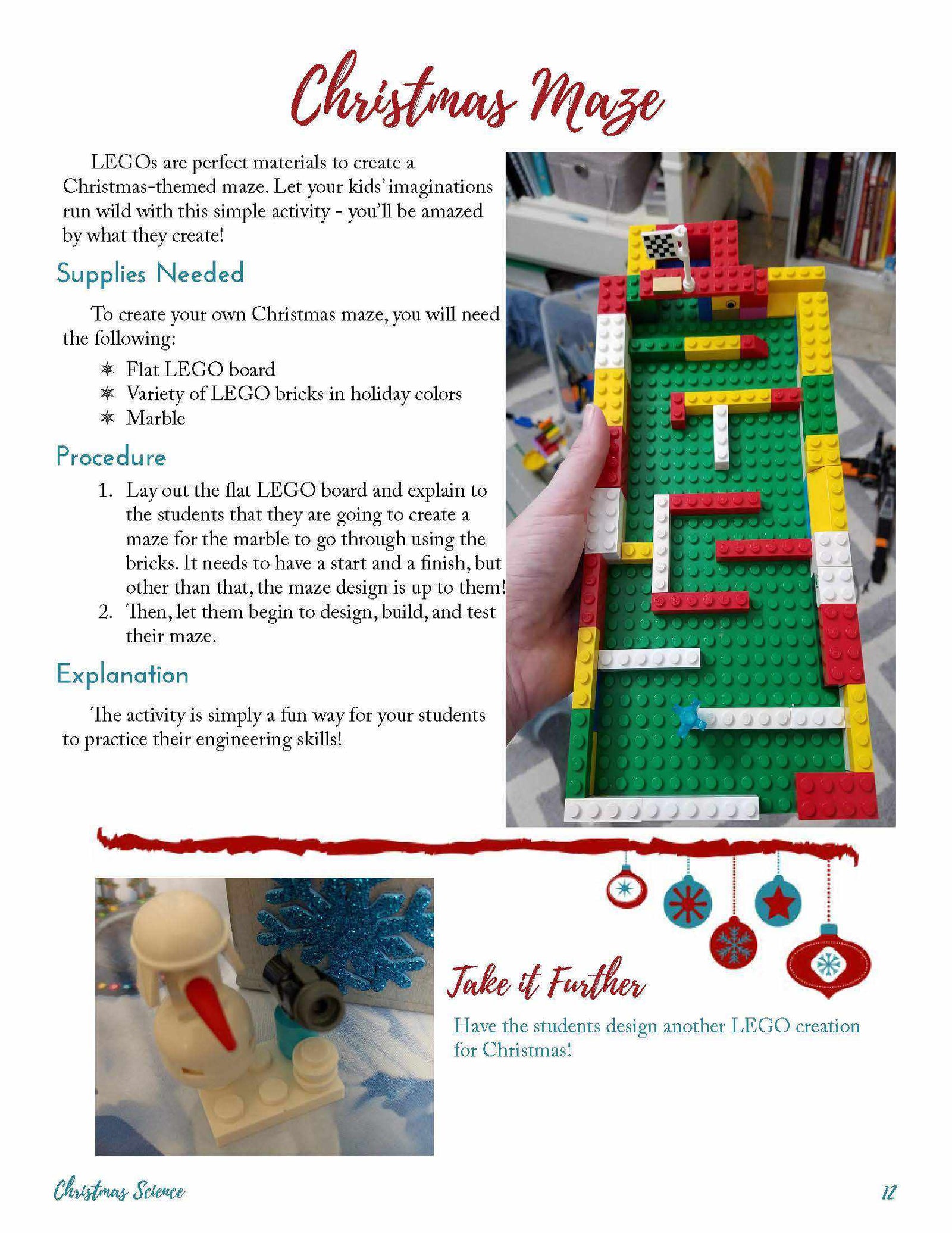 Activities for Christmas Science