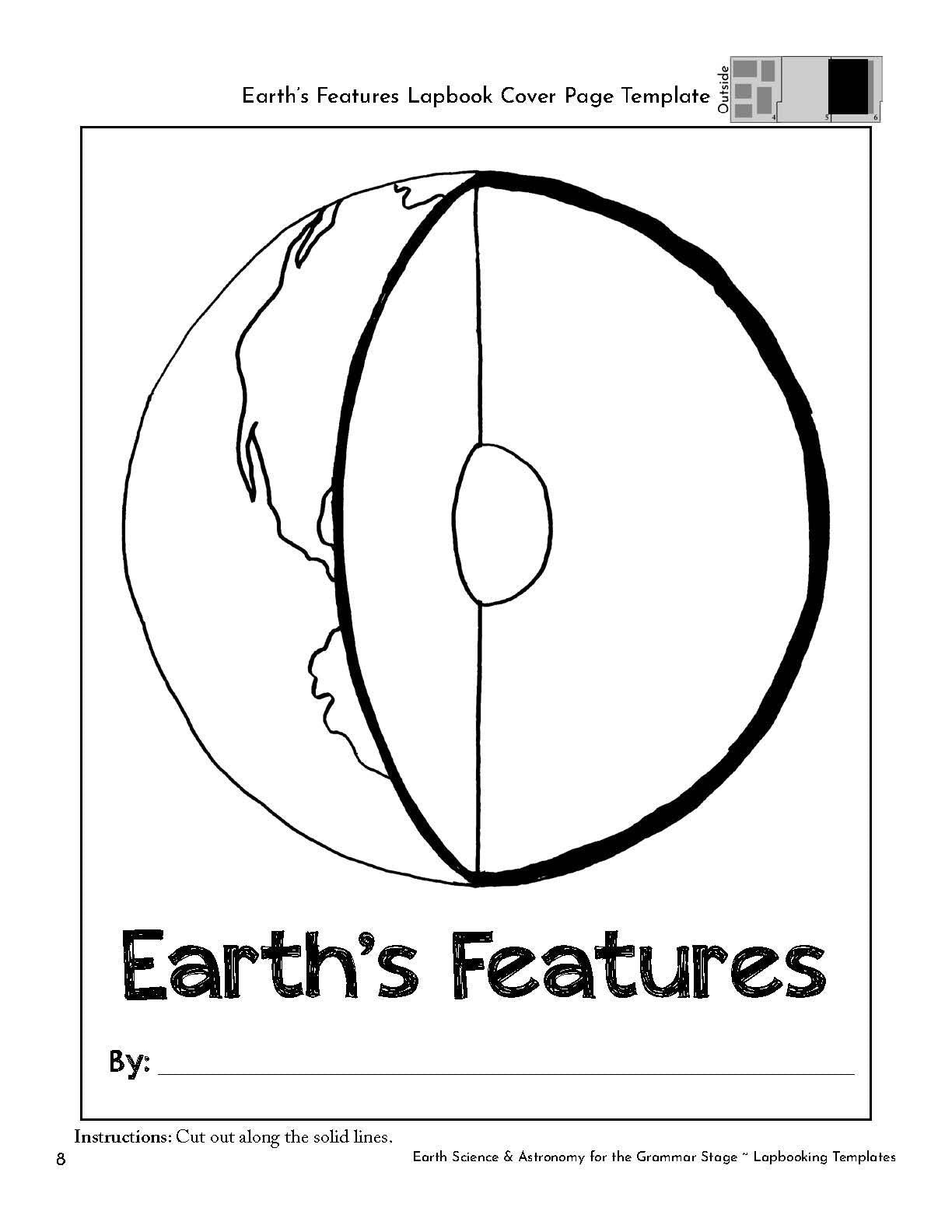 Earth Science & Astronomy for the Grammar Stage Lapbooking Templates {3rd Edition}