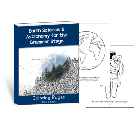 Earth Science & Astronomy for the Grammar Stage Coloring Pages