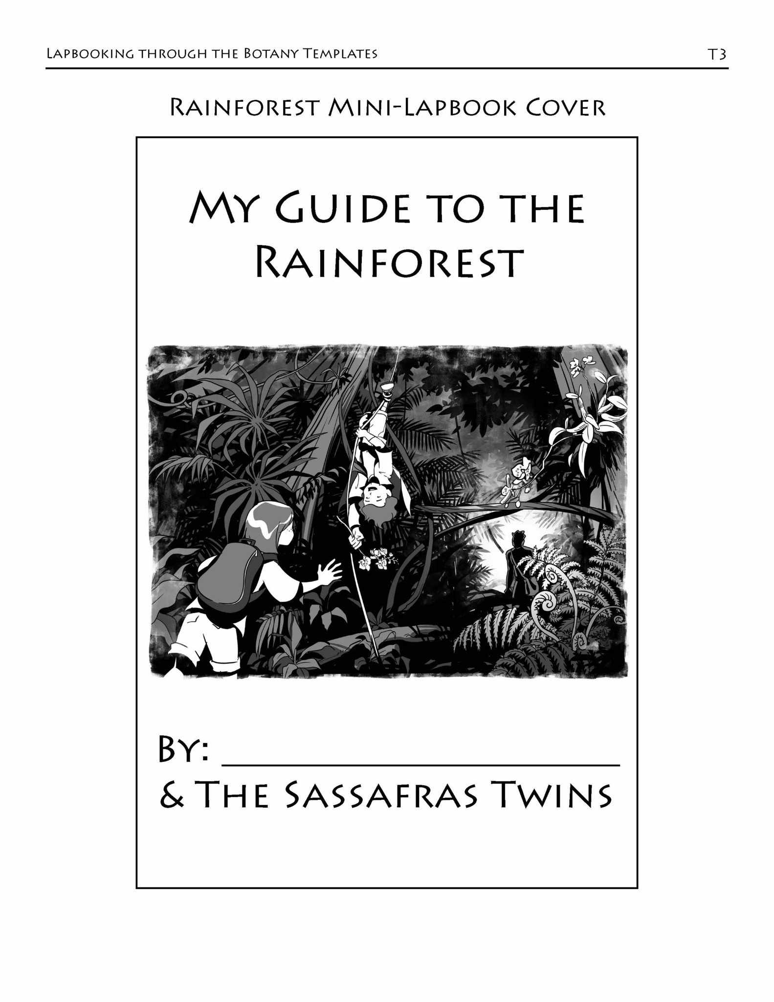 Living Books - Lapbooking Through Botany With The Sassafras Twins (eBook)