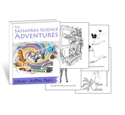 Sassafras Science Zoology Coloring Pages