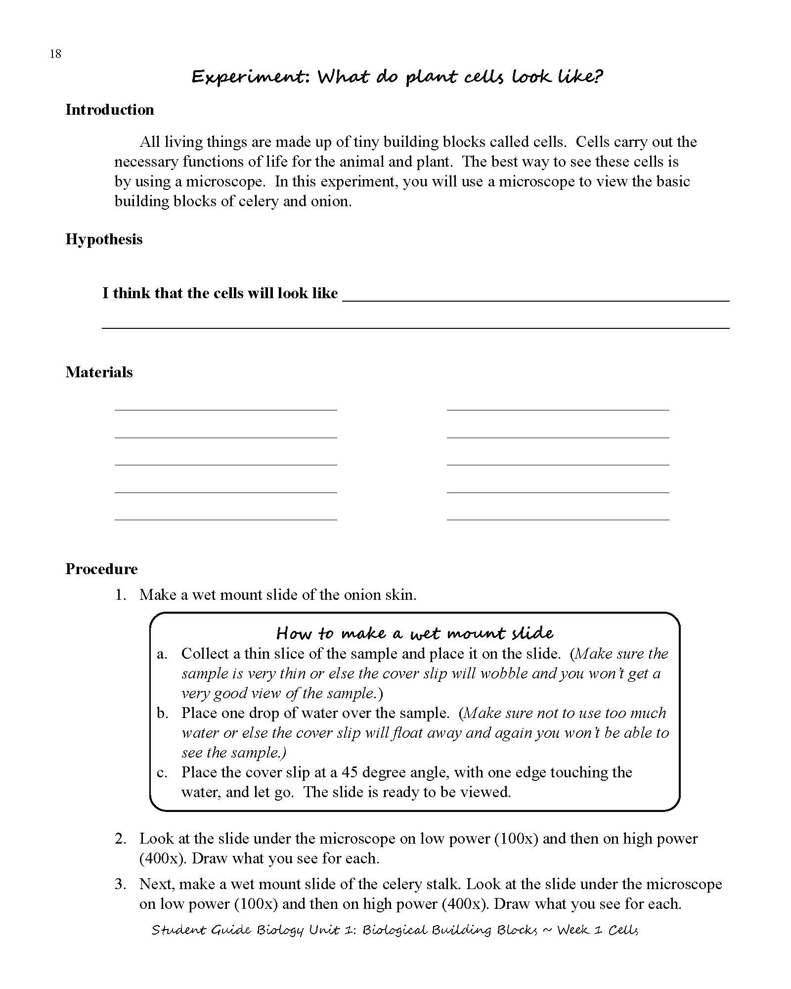 Biology for the Logic Stage Student Guide (3rd Edition)