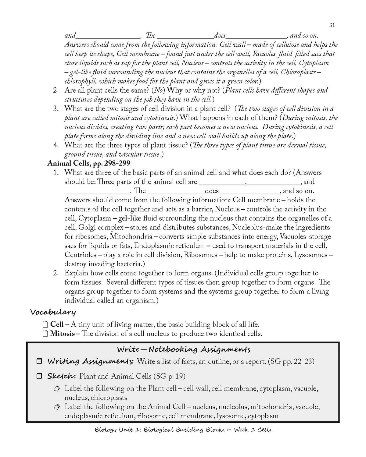 Biology for the Logic Stage eBook Combo (3rd Edition)
