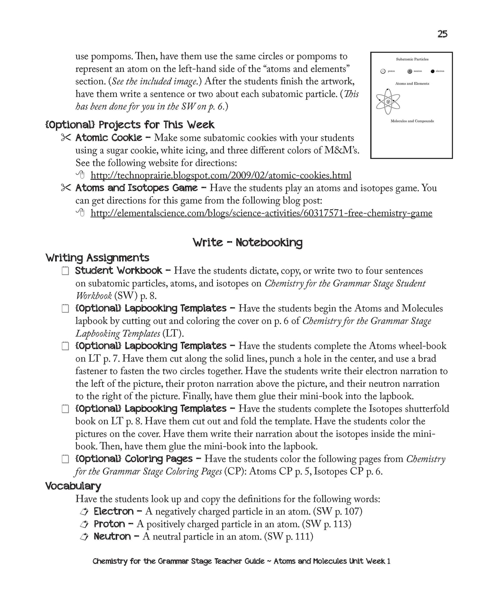 Chemistry for the Grammar Stage Printed Combo