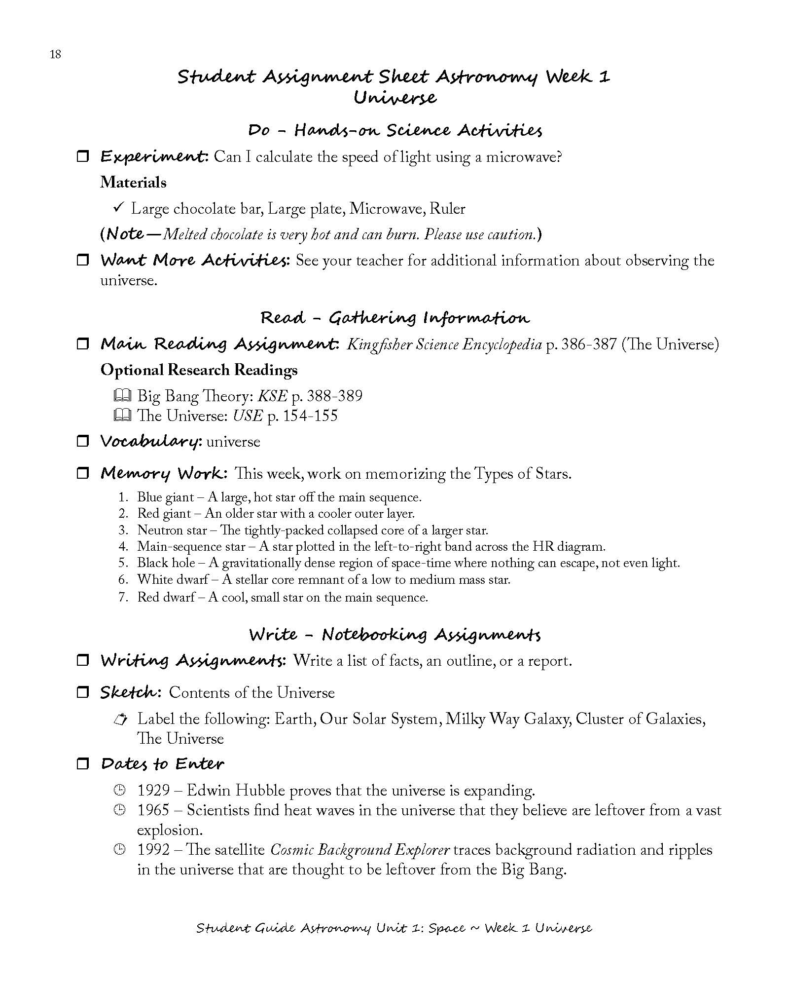 Earth Science & Astronomy for the Logic Stage Student Guide (3rd Edition)