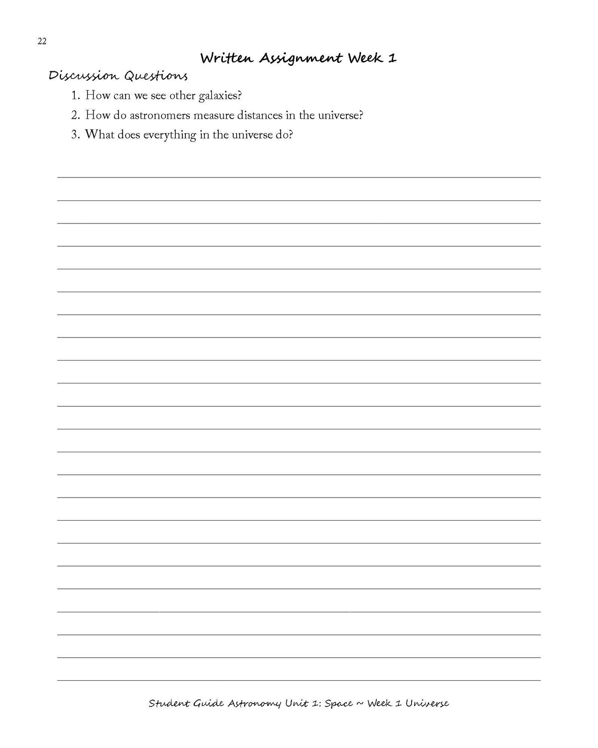 Earth Science & Astronomy for the Logic Stage Student Guide (3rd Edition)