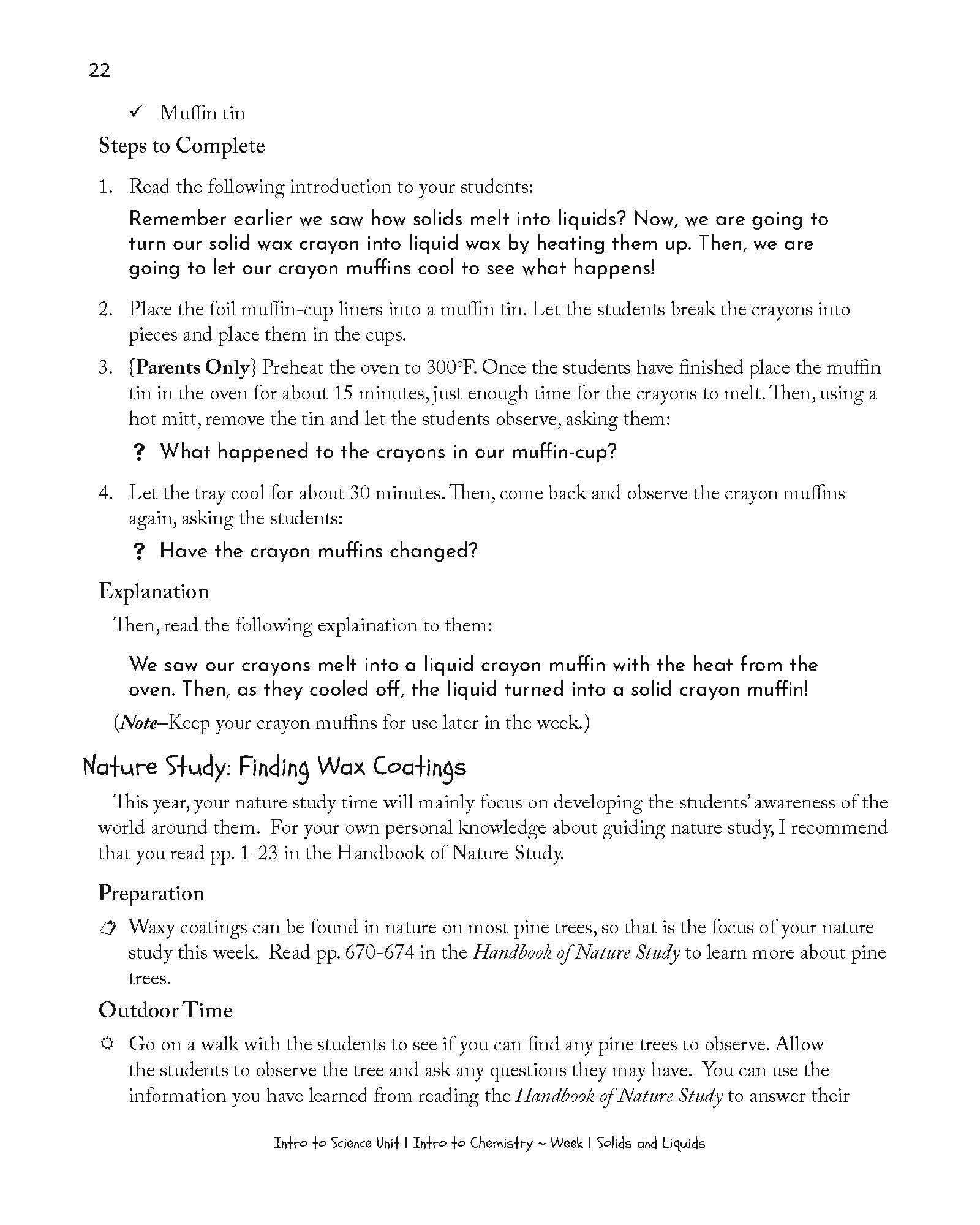 Intro to Science Teacher Guide