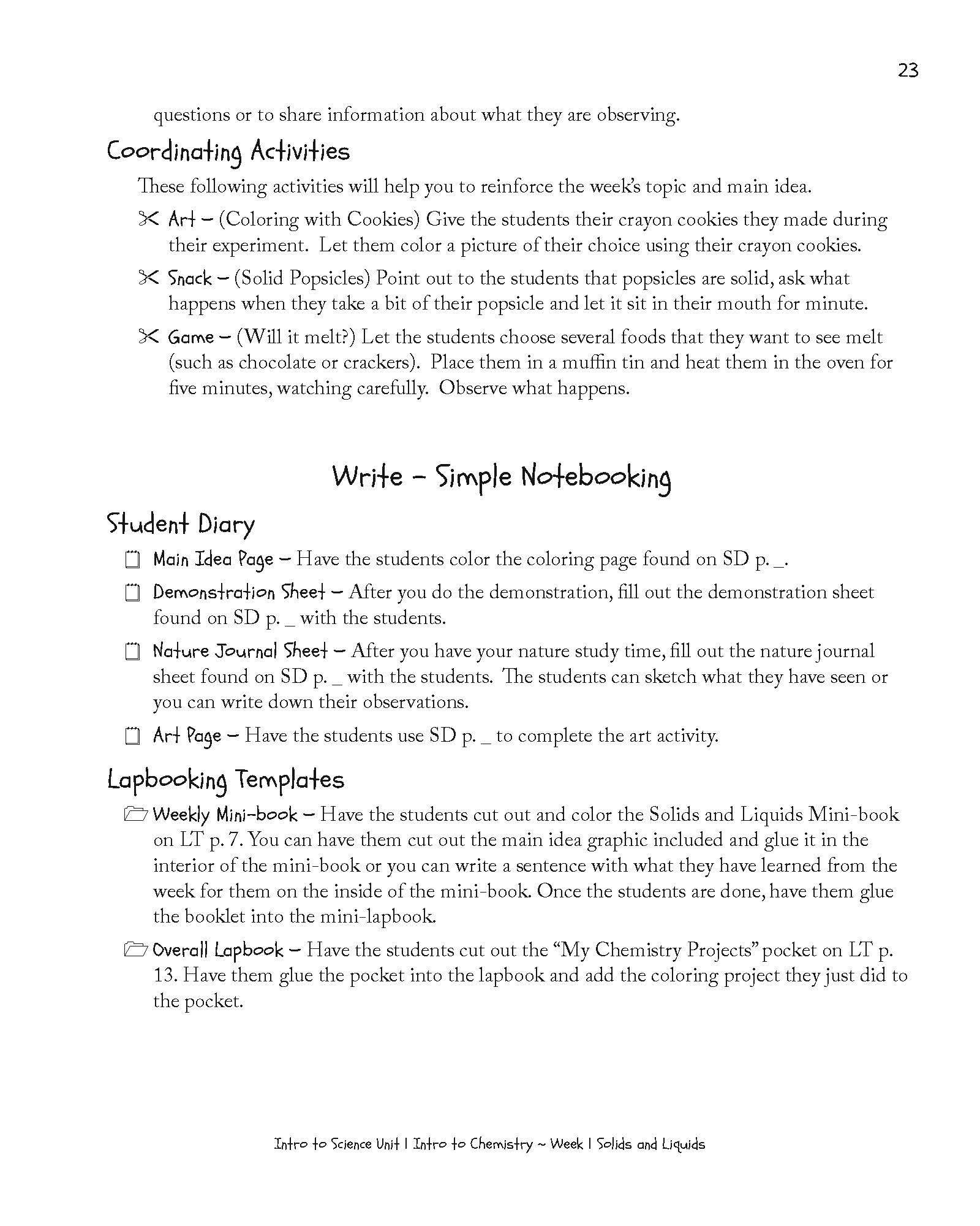 Intro to Science Teacher Guide