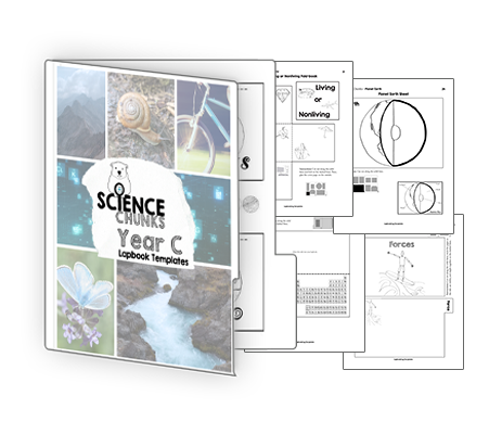 Science Chunks Year C Printed Lapbook Templates