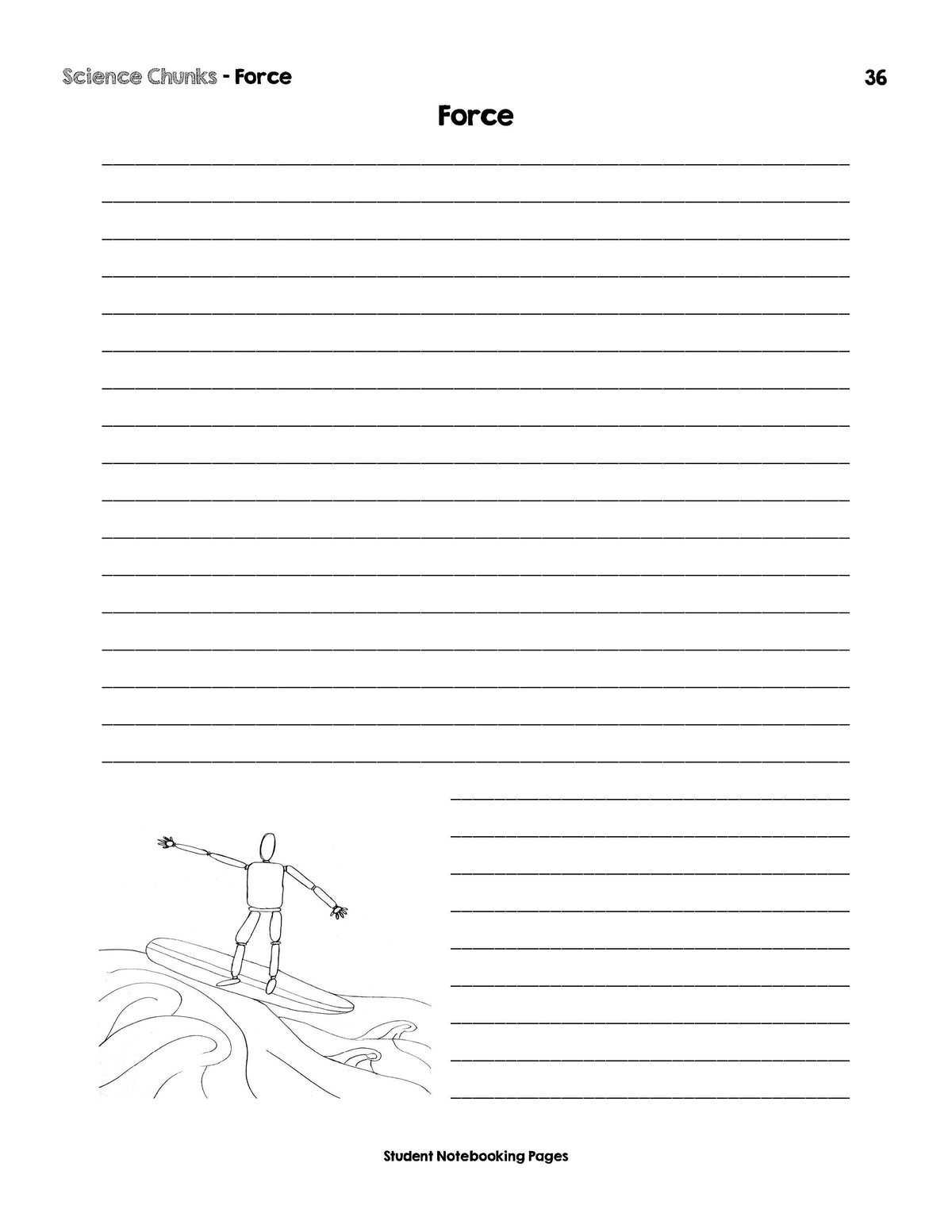 Science Chunks Force Unit | Elemental Science