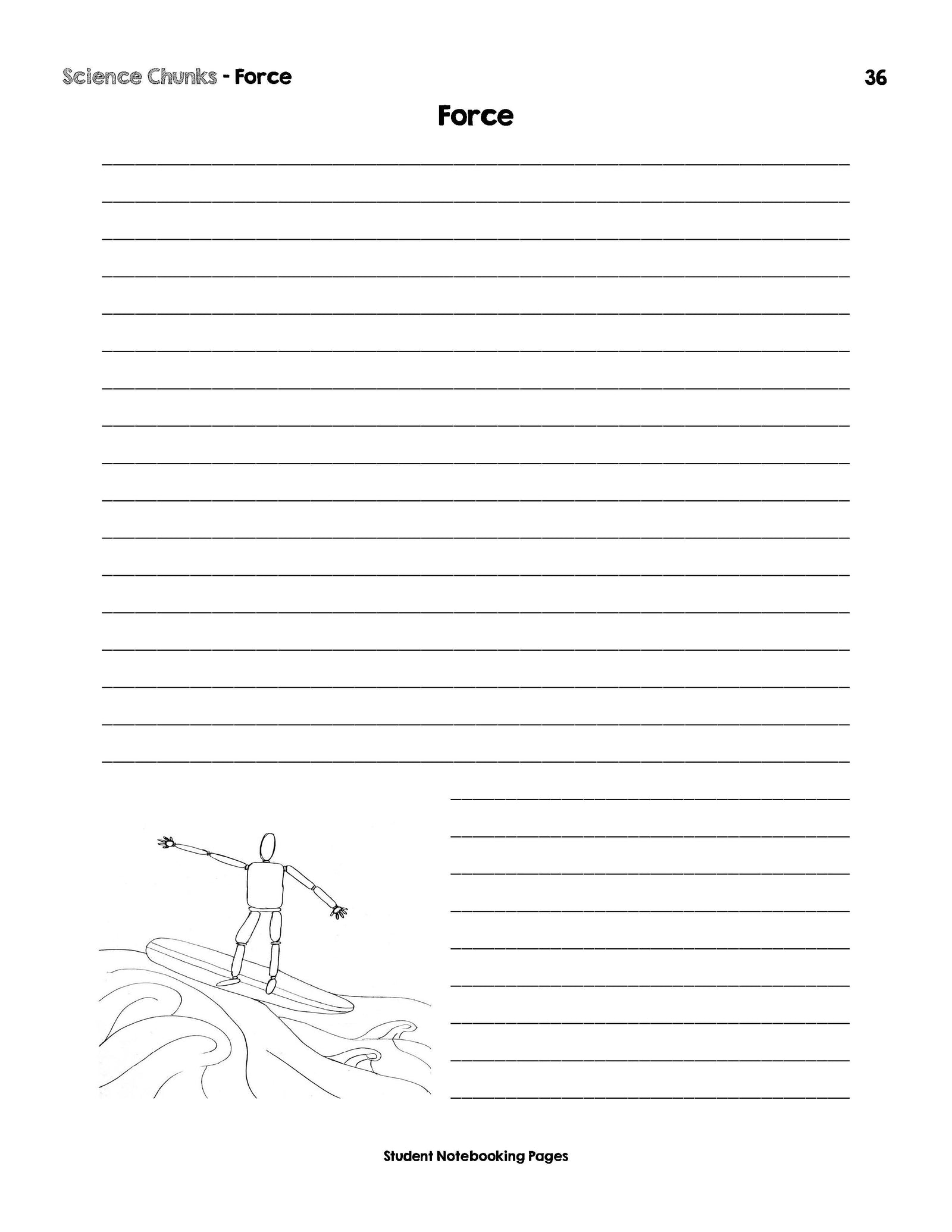 Science Chunks Force Unit | Elemental Science