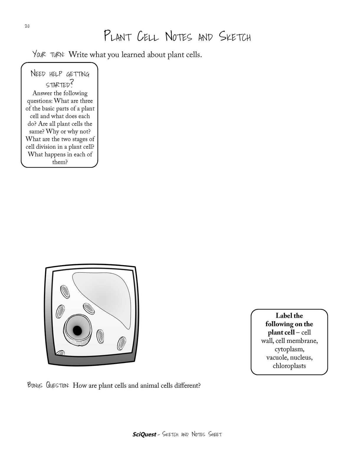 SciQuest 100: Milo's Mission Lab Journal
