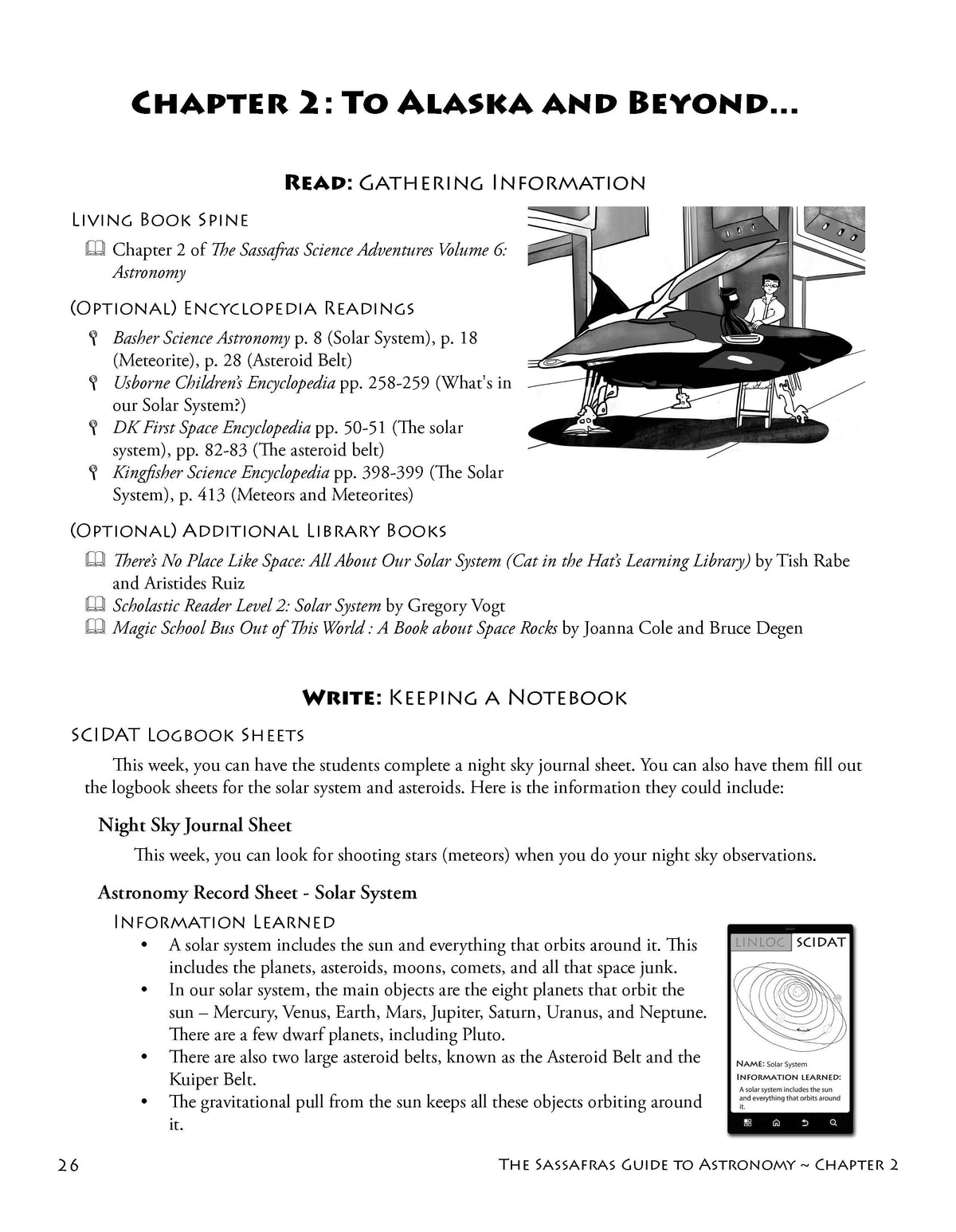 The Sassafras Science Adventures Volume 6: Astronomy Printed Combo | Elemental Science