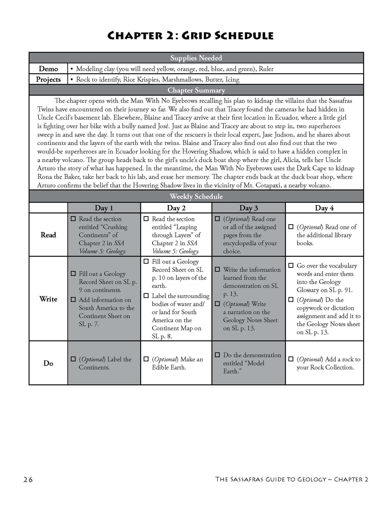 The Sassafras Science Adventures Volume 5: Geology | Elemental Science