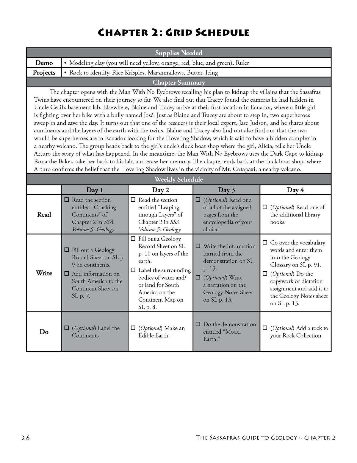 The Sassafras Guide to Geology | Elemental Science