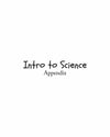 Intro to Science Appendix Templates {3rd Edition}