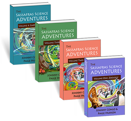 Sassafras Science Novels (Volume 1 to 4)
