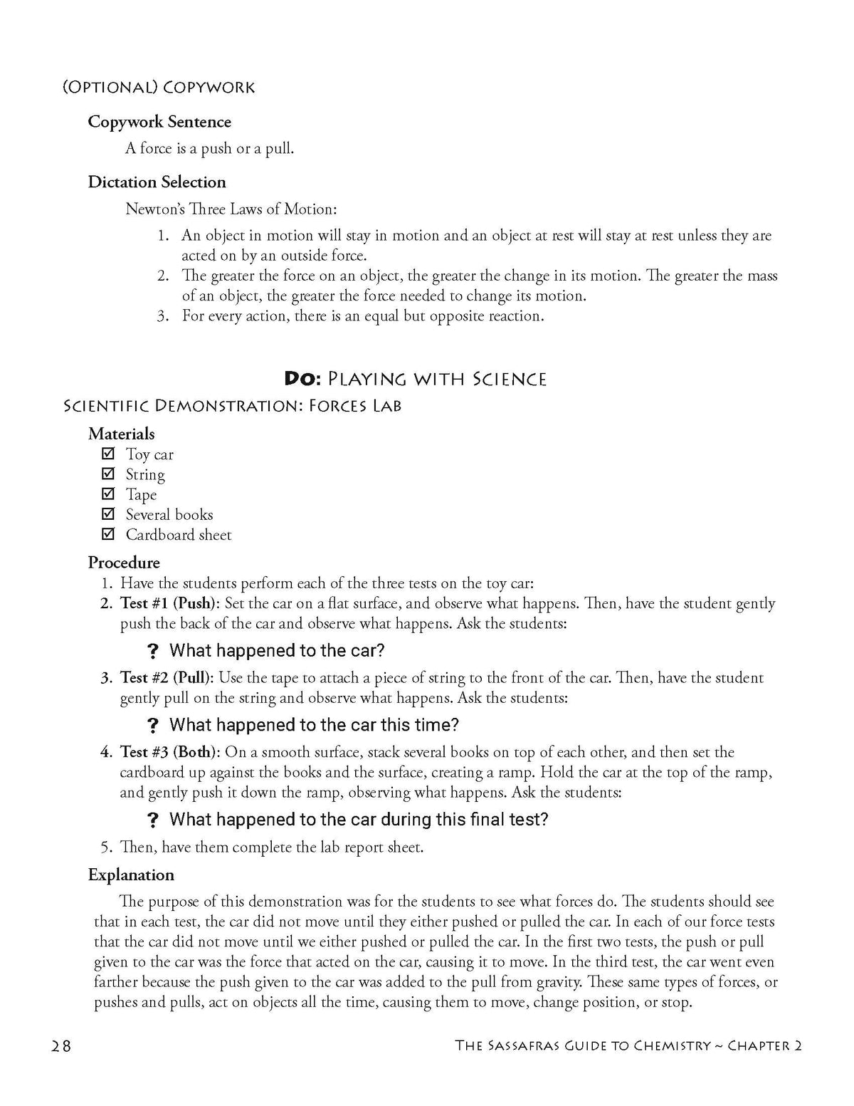 The Sassafras Guide to Physics