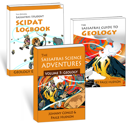 The Sassafras Science Adventures Volume 5: Geology Printed Combo | Elemental Science