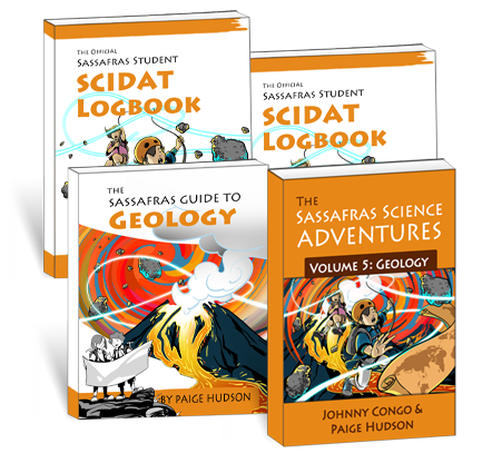 The Sassafras Science Adventures Volume 5: Geology Printed Combo | Elemental Science