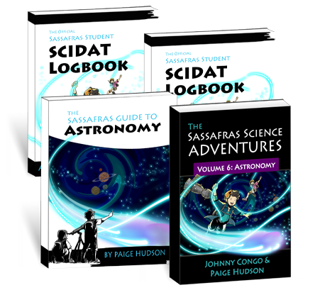 The Sassafras Science Adventures Volume 6: Astronomy Printed Combo | Elemental Science