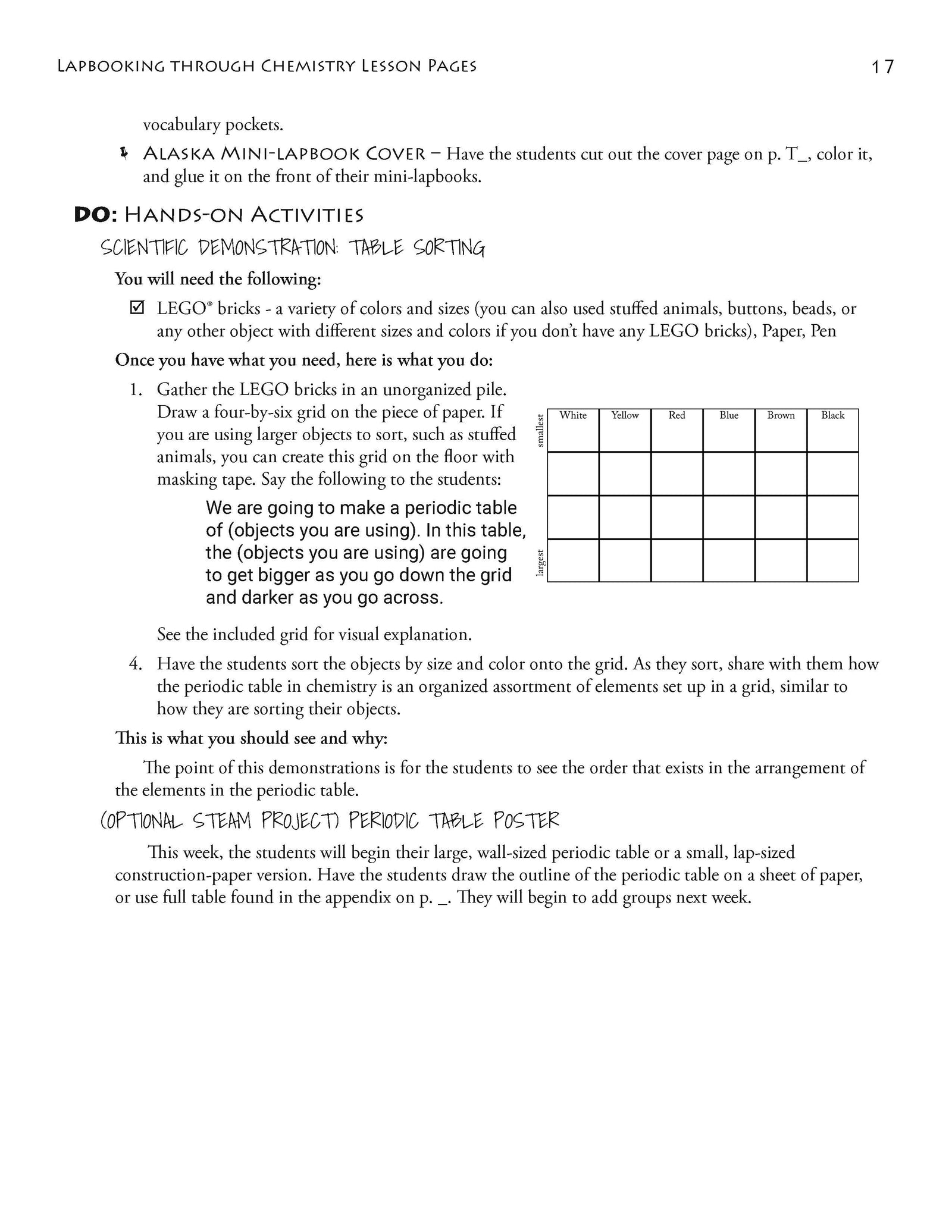 Lapbooking through Chemistry with the Sassafras Twins