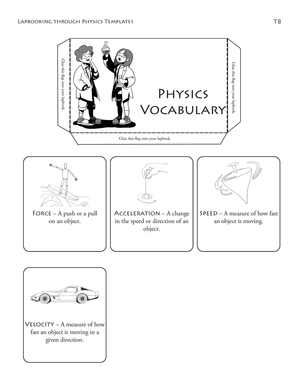 Lapbooking through Physics with the Sassafras Twins