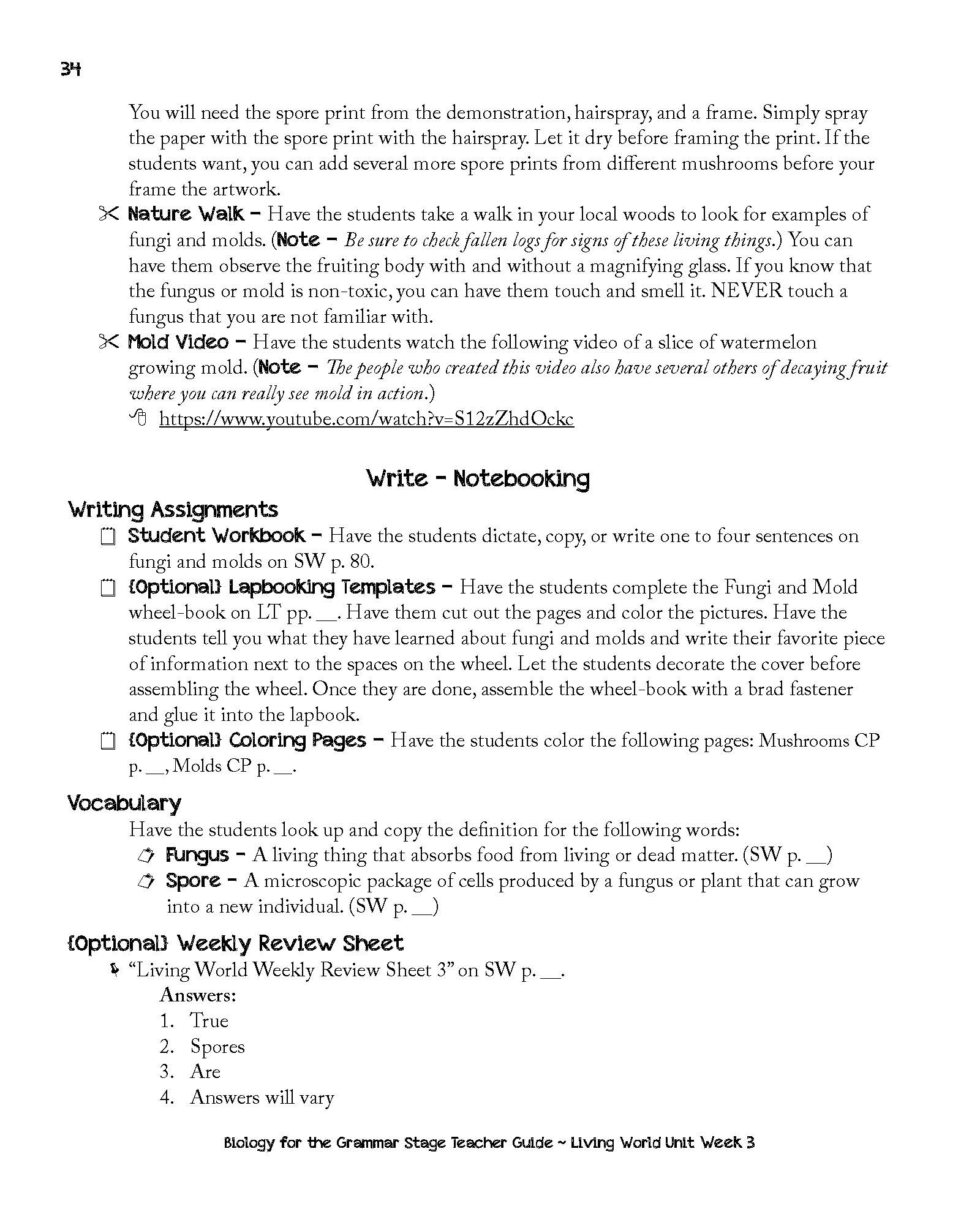 Biology for the Grammar Stage - ebook