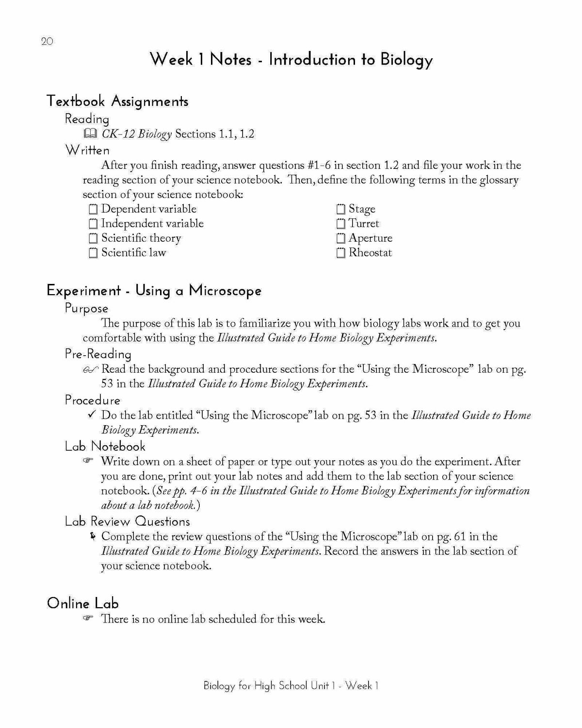 High School Biology eBook Guide