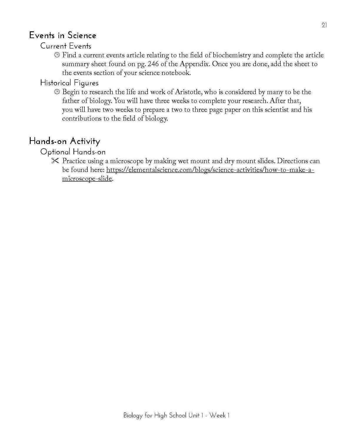 High School Biology eBook Guide