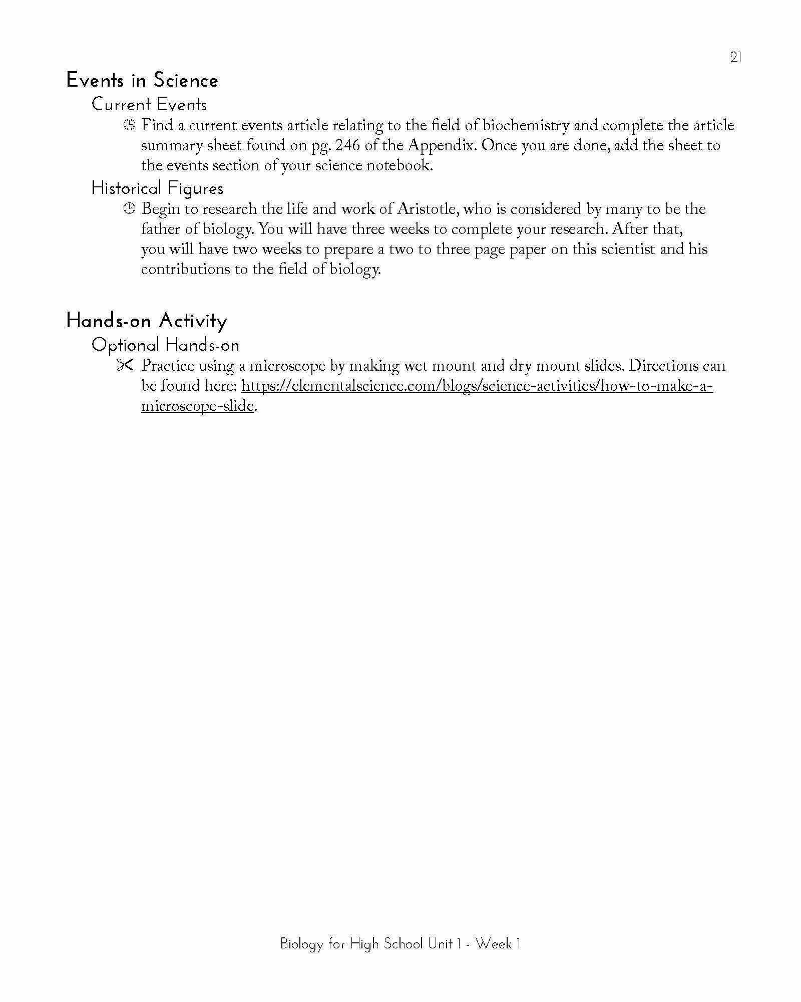 High School Biology eBook Guide