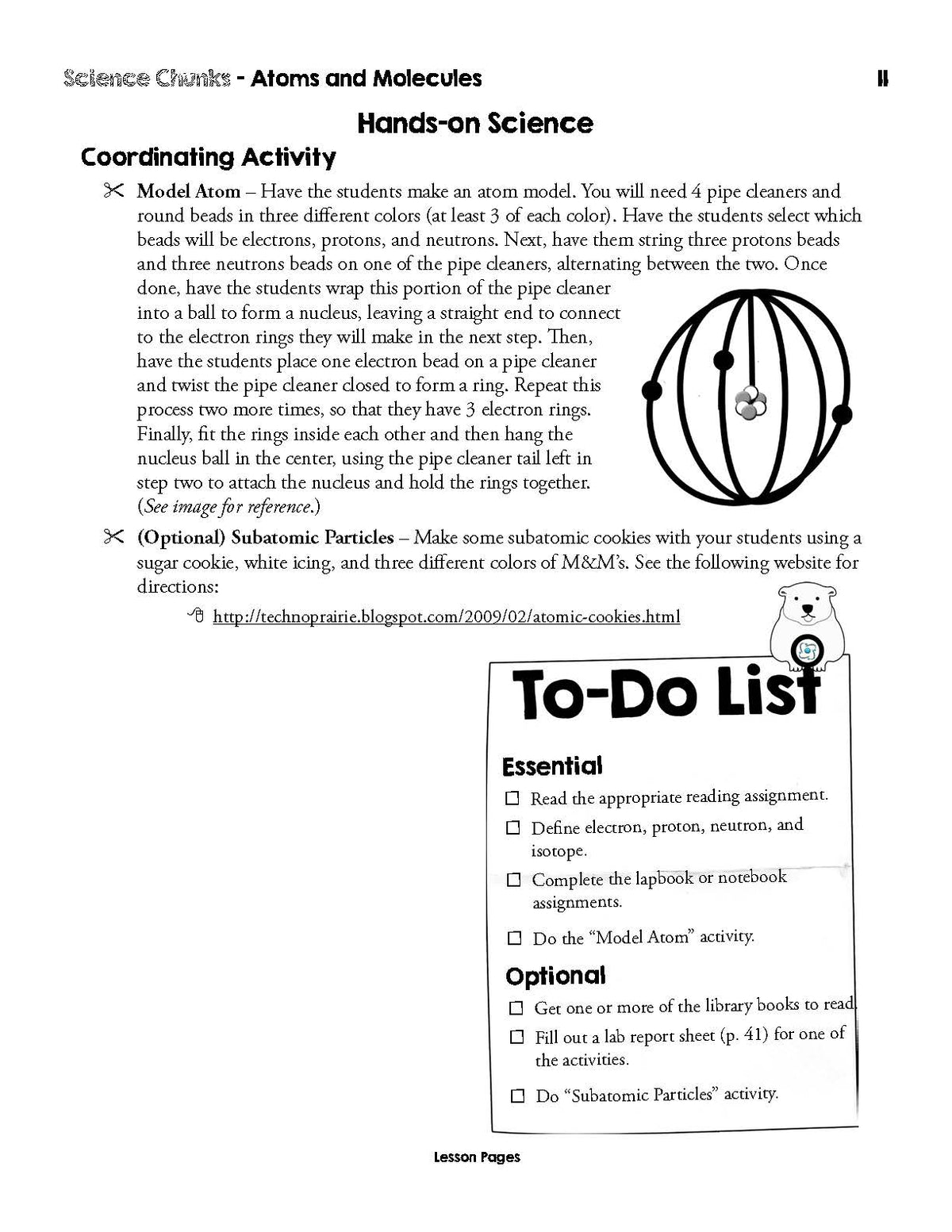 Science Chunks Atoms and Molecules Unit | Elemental Science