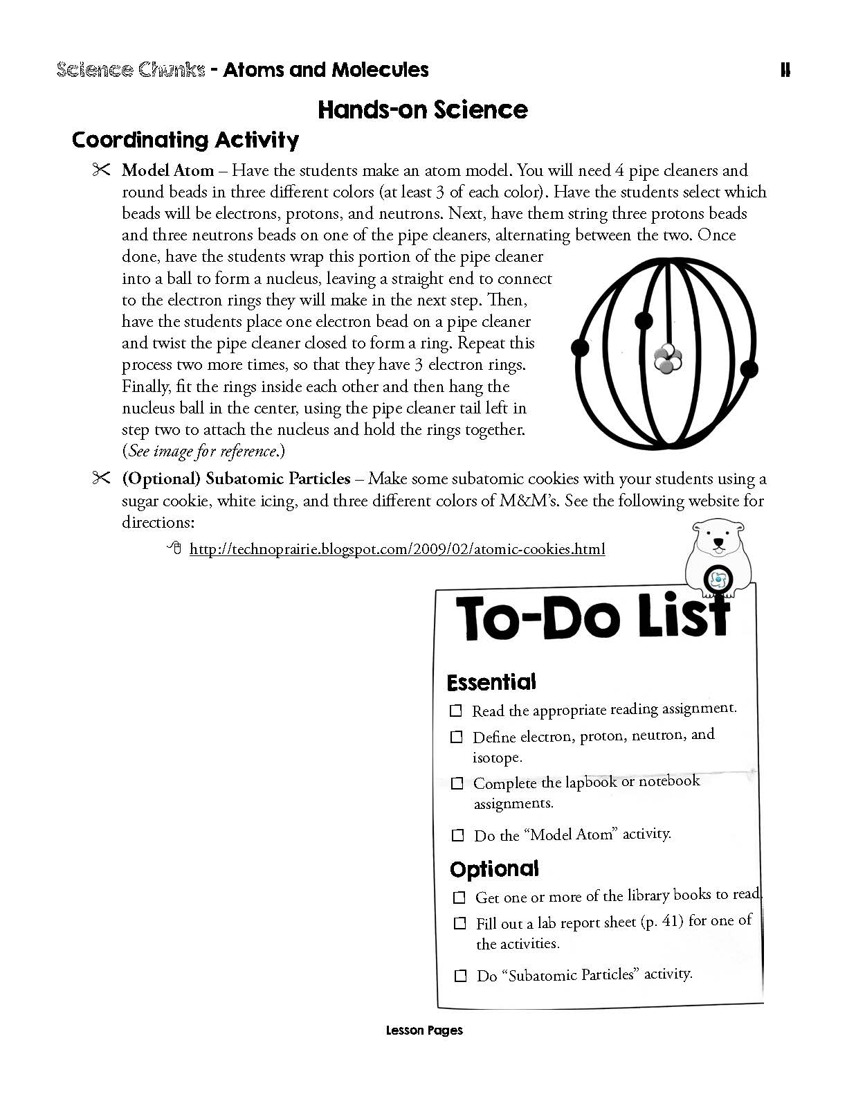Science Chunks Atoms and Molecules Unit | Elemental Science