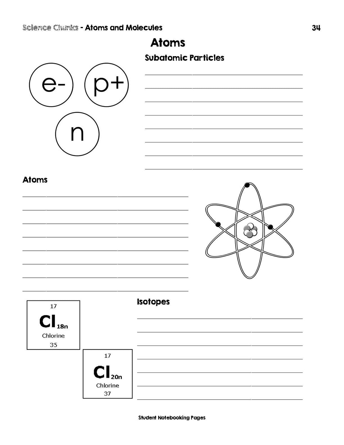 Science Chunks Atoms and Molecules Unit | Elemental Science