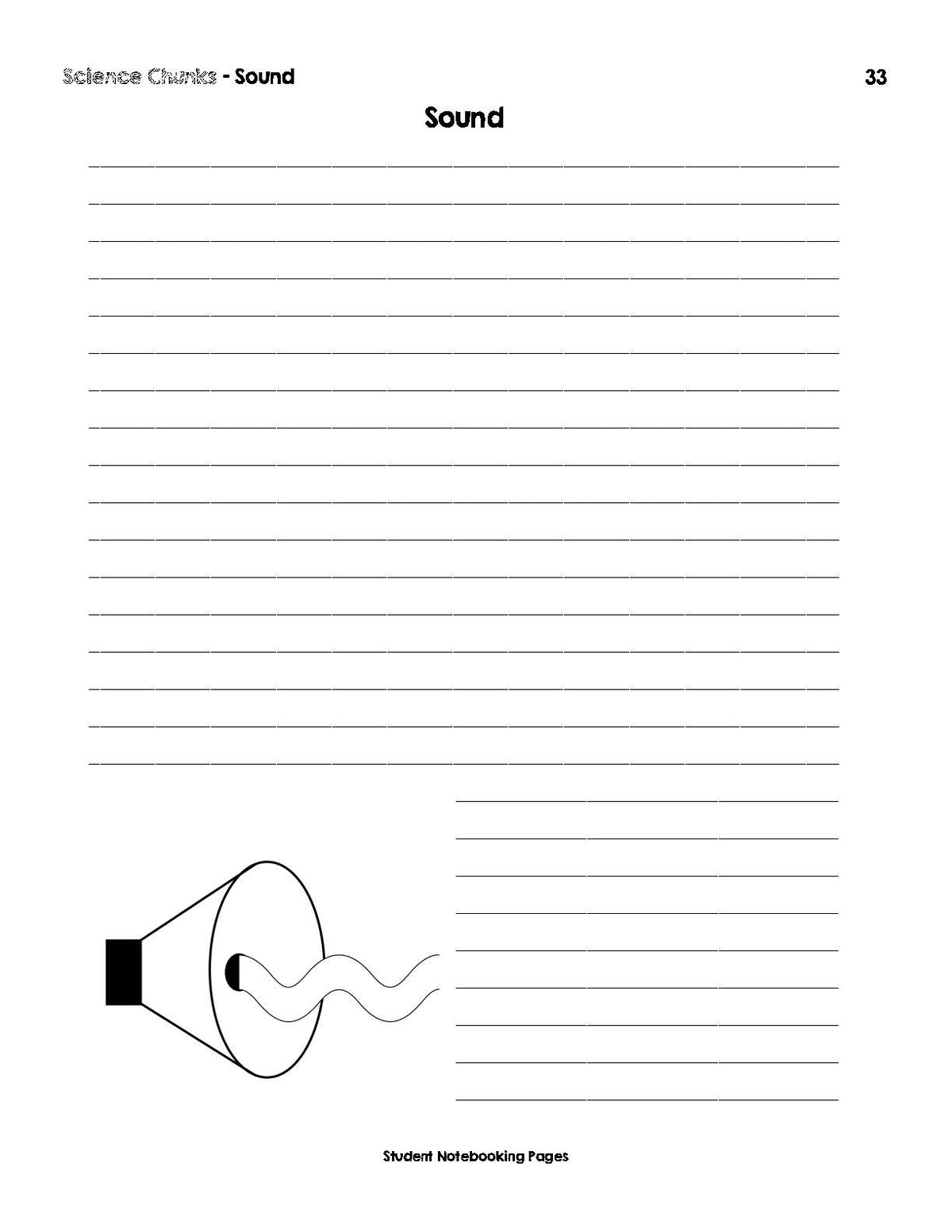 Science Chunks Sound Unit | Elemental Science