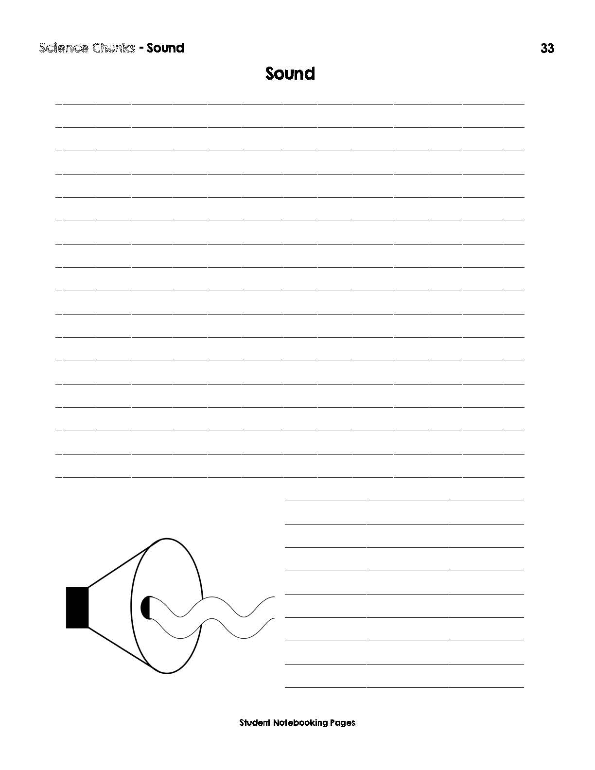 Science Chunks Sound Unit | Elemental Science
