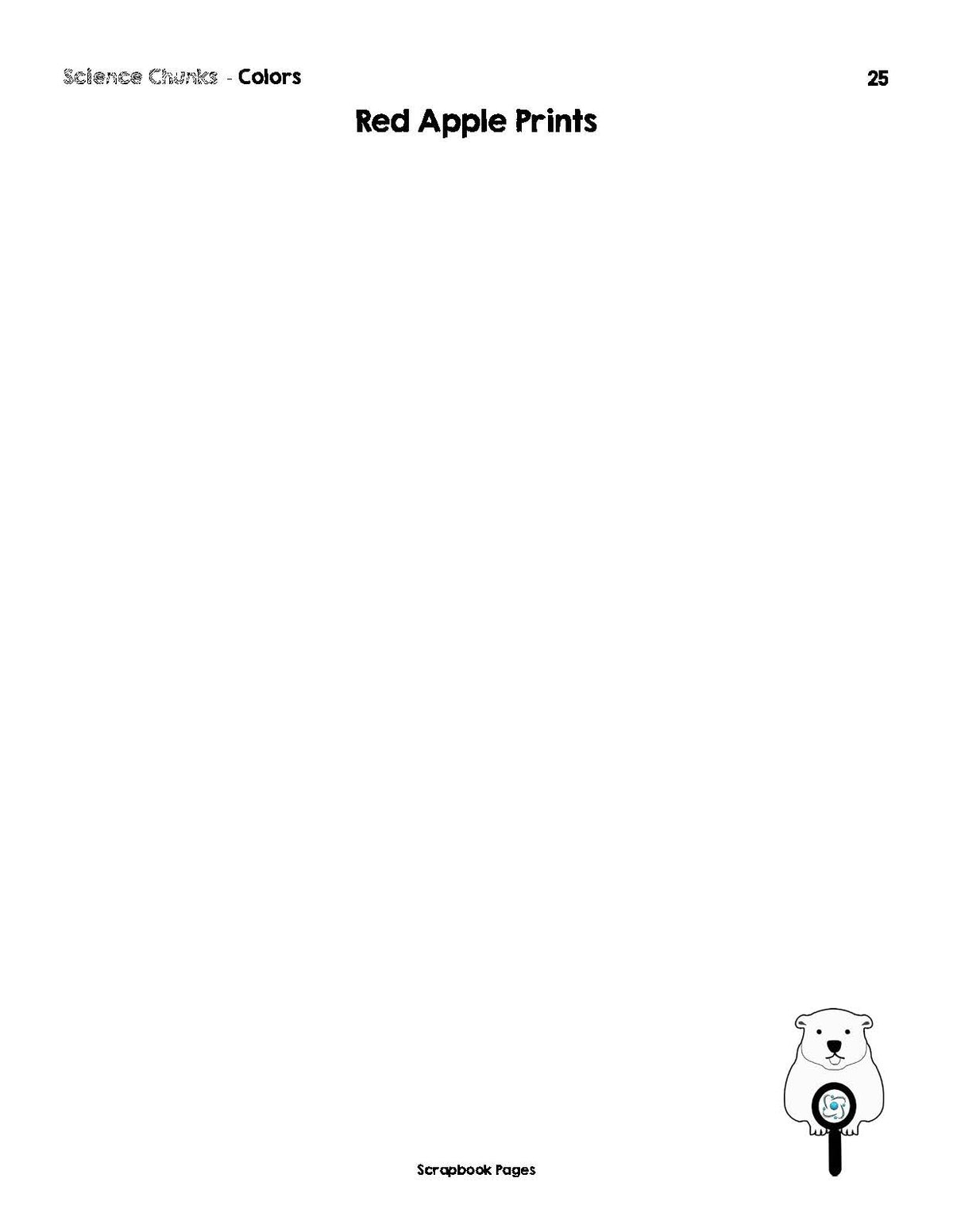 Science Chunks Colors Unit {Preschool} | Elemental Science 